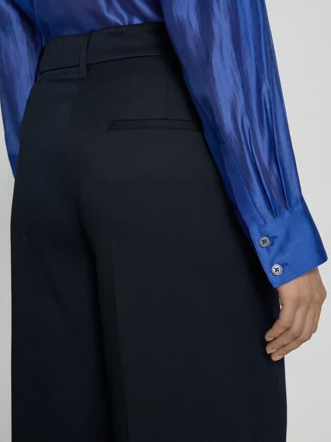 Marc O'Polo Relaxed fit pantalon met scheerwol