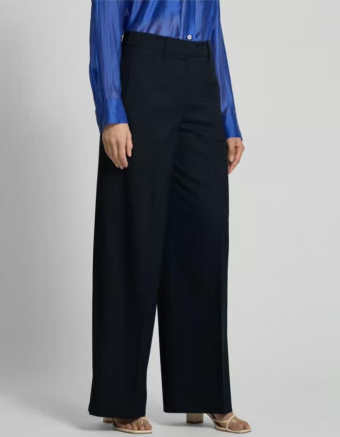Marc O'Polo Relaxed fit pantalon met scheerwol - Foto 2