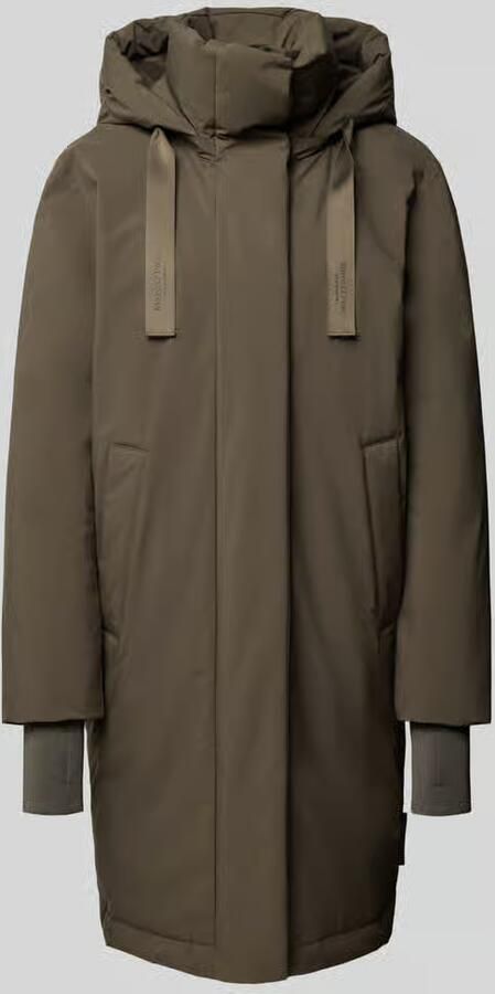 Marc O'Polo relaxed fit parka met capuchonkraag