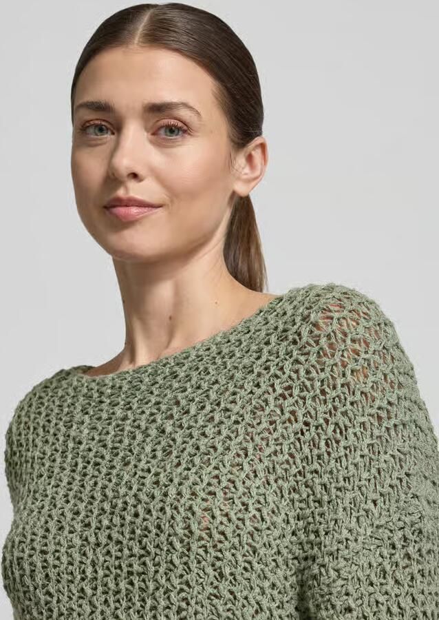 Marc O'Polo relaxed fit pullover van katoenmix