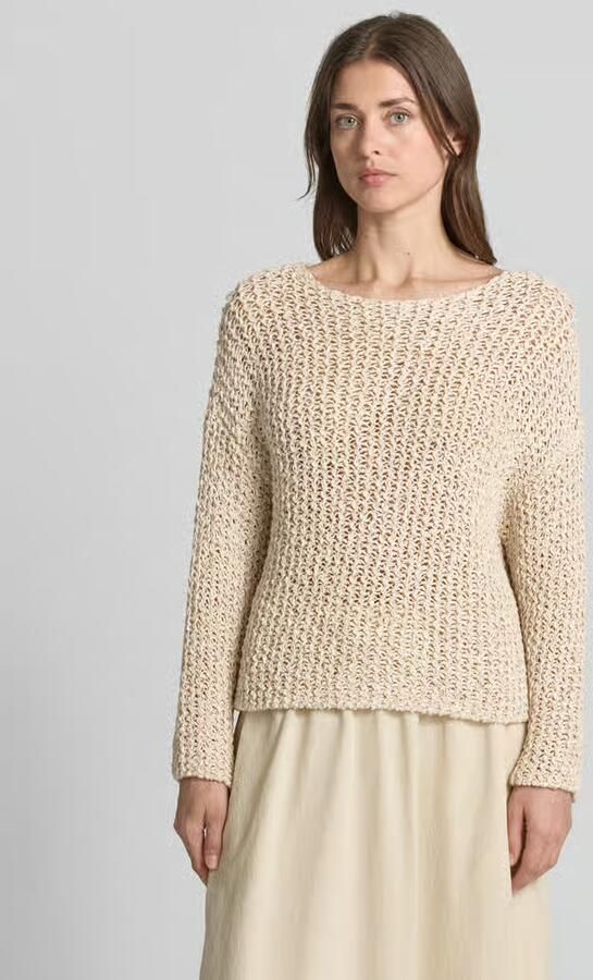 Marc O'Polo relaxed fit pullover van katoenmix - Foto 2