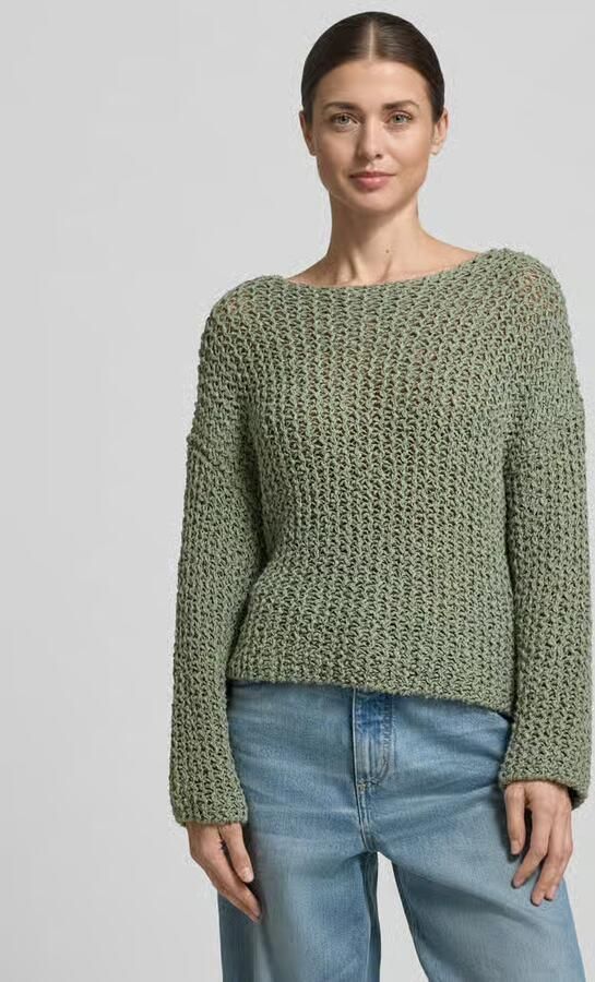 Marc O'Polo relaxed fit pullover van katoenmix - Foto 3