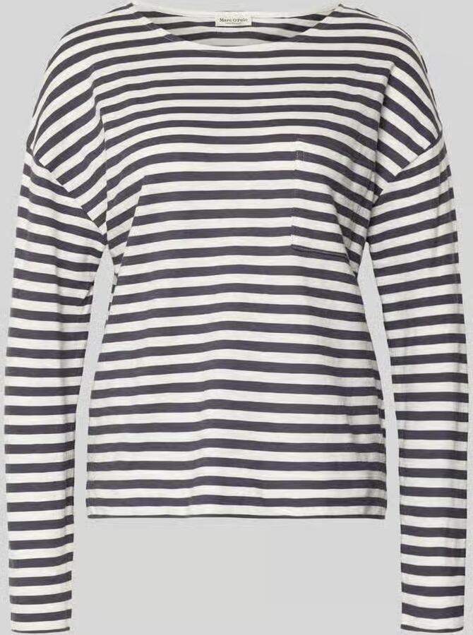 Marc O'Polo Relaxed fit shirt met lange mouwen van puur katoen - Foto 2
