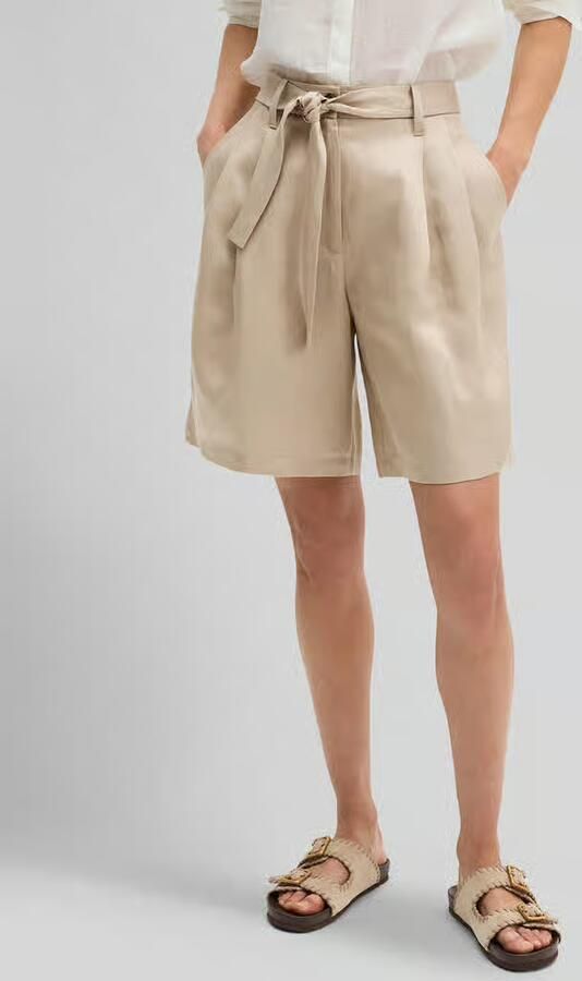 Marc O'Polo relaxed fit shorts met linnengehalte - Foto 2