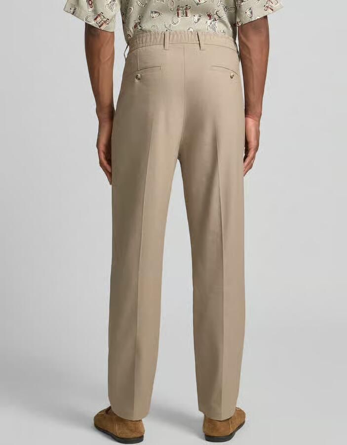 Marc O'Polo Relaxed fit stoffen broek van linnenmix model 'BELSBO JOGGER'