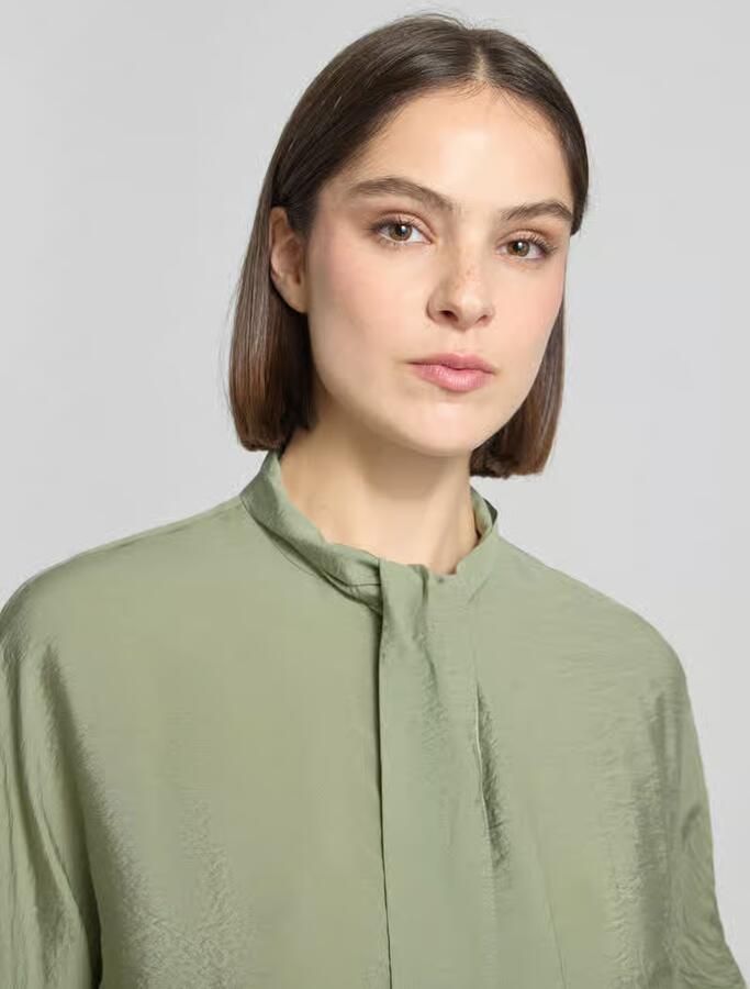 Marc O'Polo relaxed fit strikblouse van viscosemix