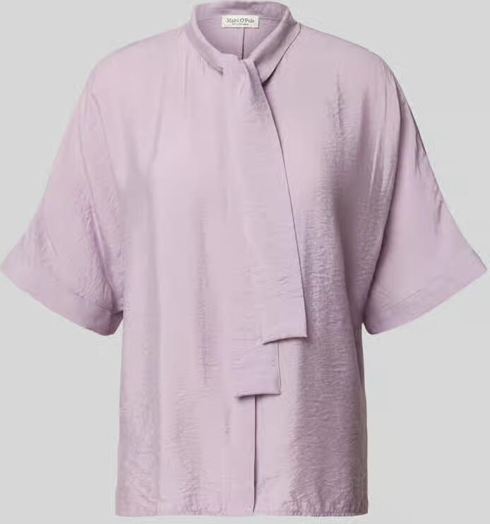 Marc O'Polo relaxed fit strikblouse van viscosemix - Foto 2
