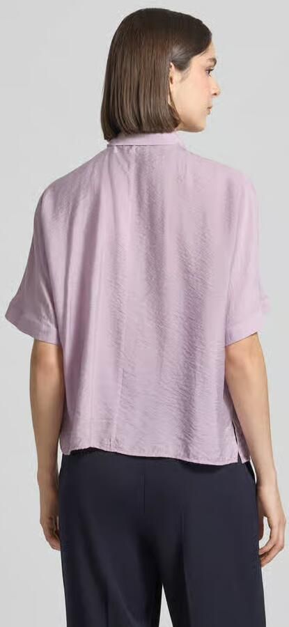 Marc O'Polo relaxed fit strikblouse van viscosemix - Foto 4