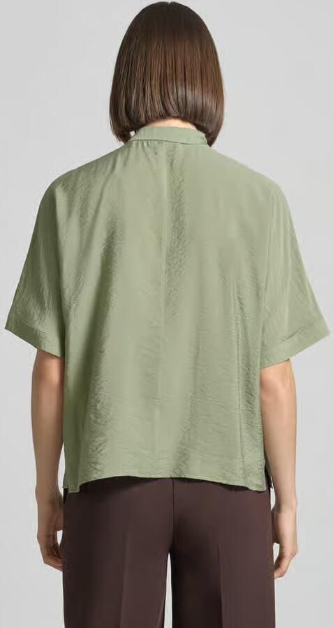 Marc O'Polo relaxed fit strikblouse van viscosemix - Foto 3