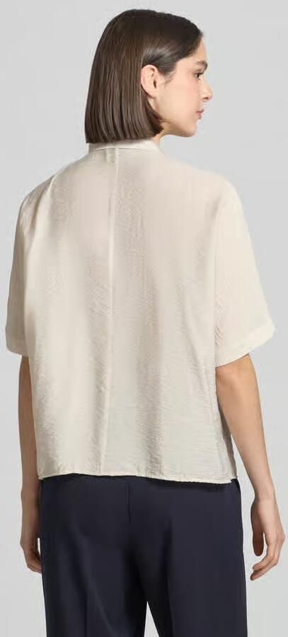Marc O'Polo relaxed fit strikblouse van viscosemix - Foto 3