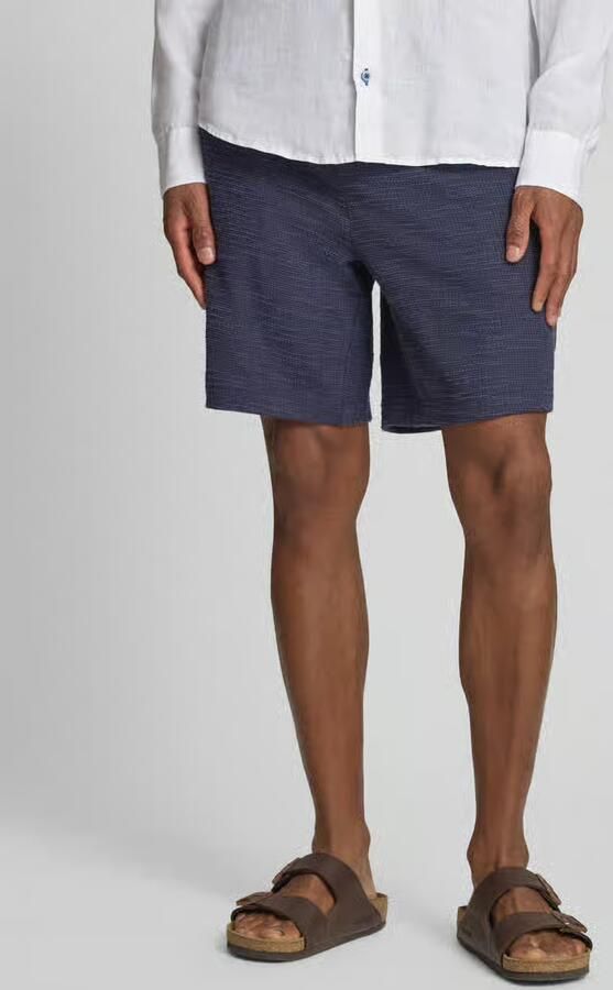 Marc O'Polo relaxed fit sweatshorts van katoenmix - Foto 4
