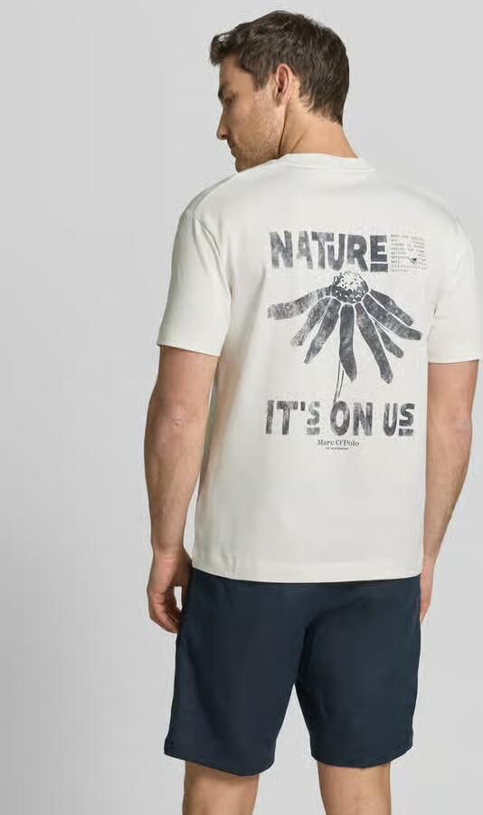 Marc O'Polo relaxed fit T-shirt van puur katoen - Foto 4
