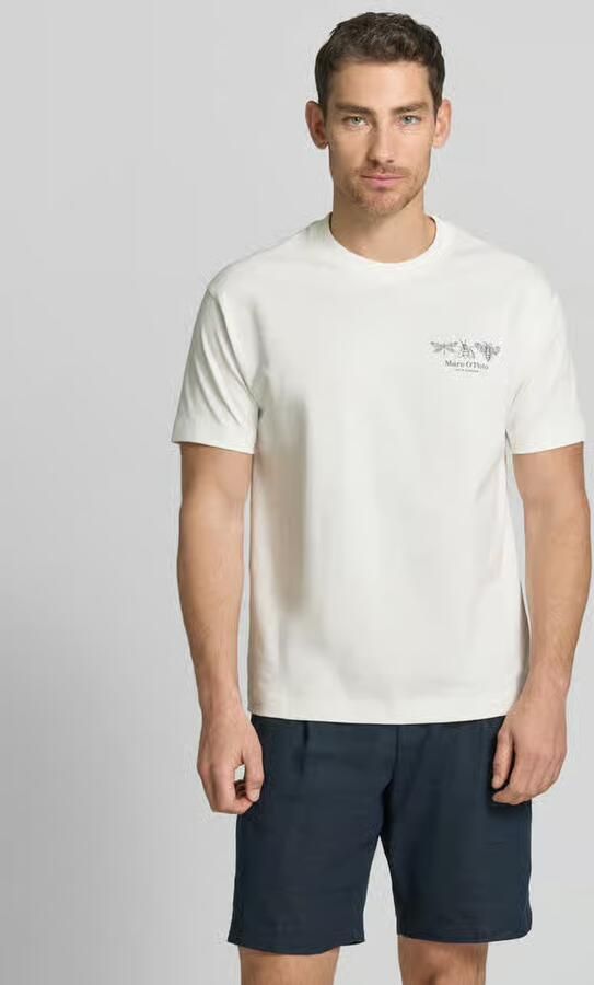 Marc O'Polo relaxed fit T-shirt van puur katoen - Foto 3