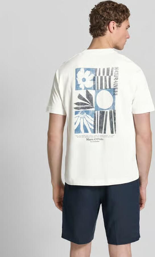 Marc O'Polo relaxed fit T-shirt van puur katoen - Foto 3