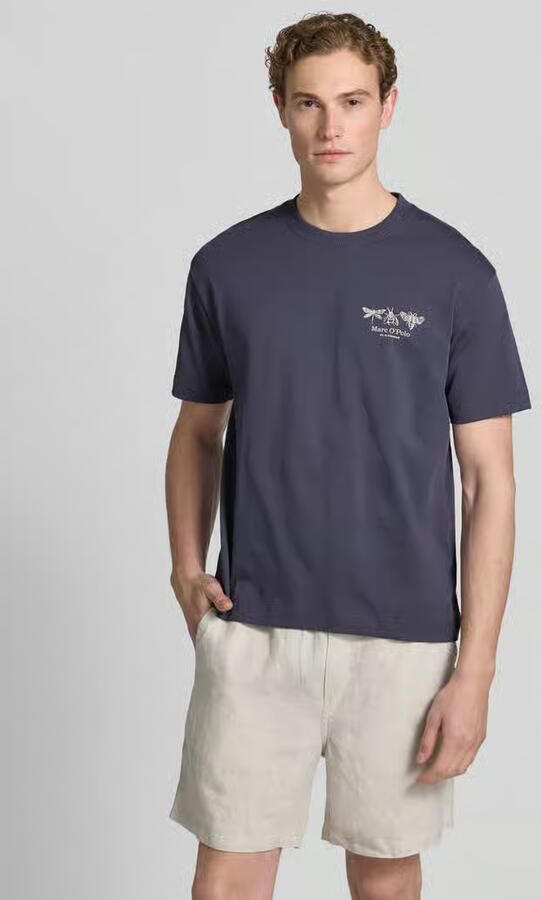 Marc O'Polo relaxed fit T-shirt van puur katoen - Foto 4