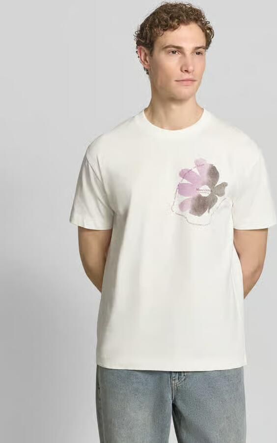 Marc O'Polo relaxed fit T-shirt van puur katoen - Foto 4