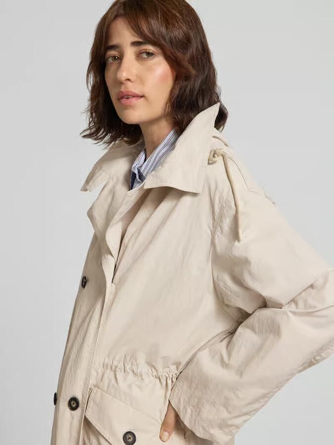 Marc O'Polo relaxed fit trenchcoat in crinklelook - Foto 2