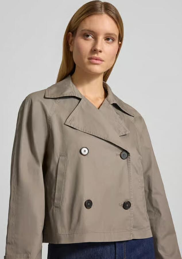 Marc O'Polo relaxed fit trenchjack van katoen