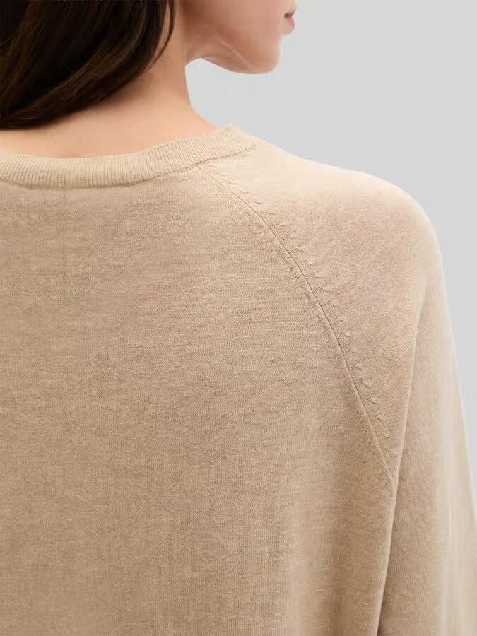 Marc O'Polo relaxed fit vest van katoen-linnenmix