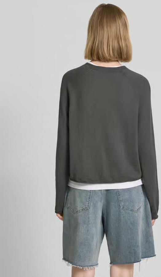 Marc O'Polo relaxed fit vest van katoen-linnenmix