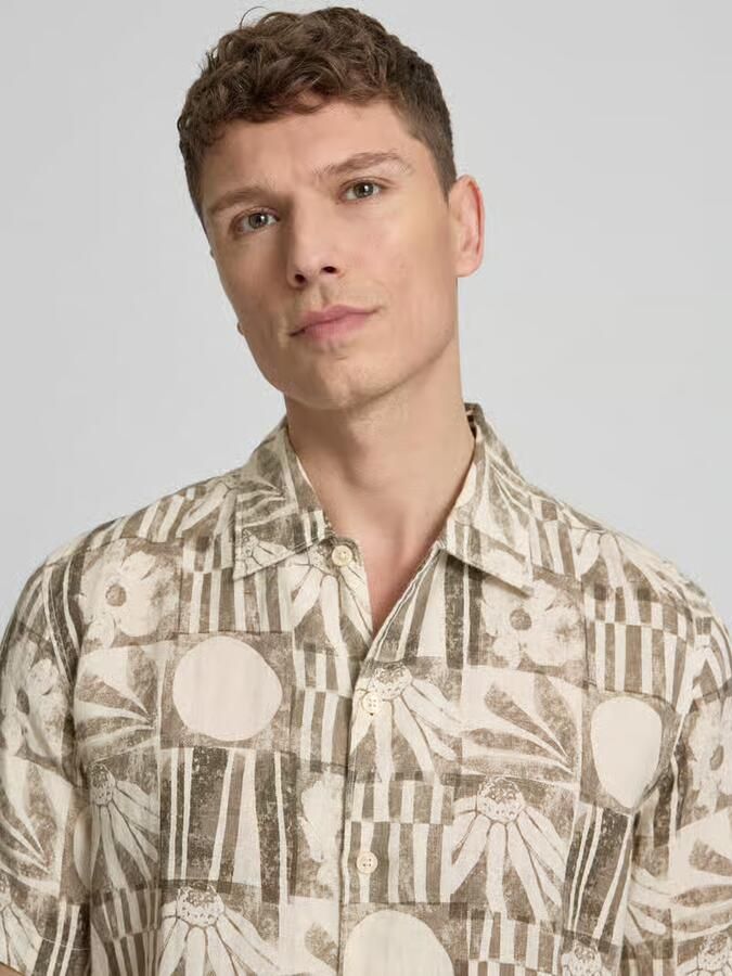 Marc O'Polo relaxed fit vrijetijdsoverhemd van puur linnen