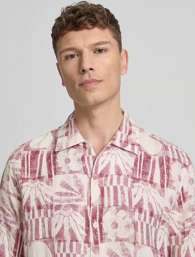 Marc O'Polo relaxed fit vrijetijdsoverhemd van puur linnen