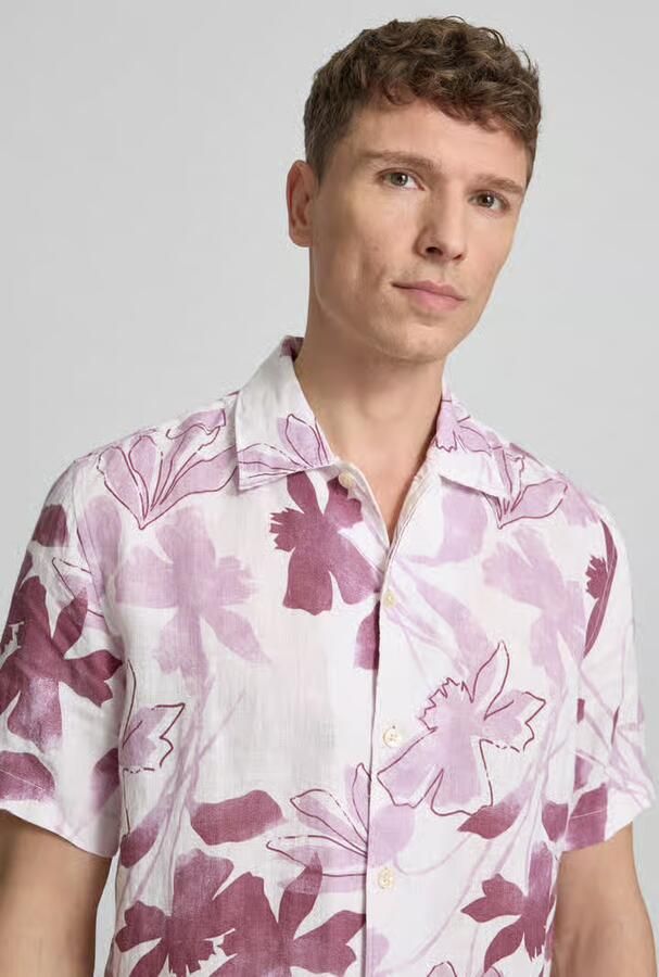 Marc O'Polo relaxed fit vrijetijdsoverhemd van puur linnen