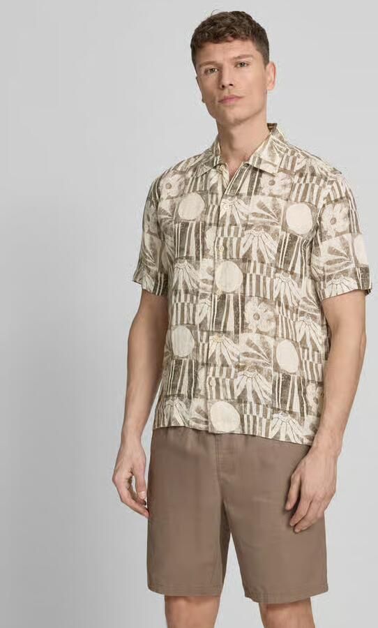 Marc O'Polo relaxed fit vrijetijdsoverhemd van puur linnen - Foto 4
