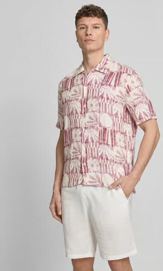 Marc O'Polo relaxed fit vrijetijdsoverhemd van puur linnen - Foto 4