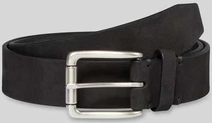 Marc O'Polo Riem van runder nubuck met doornsluiting