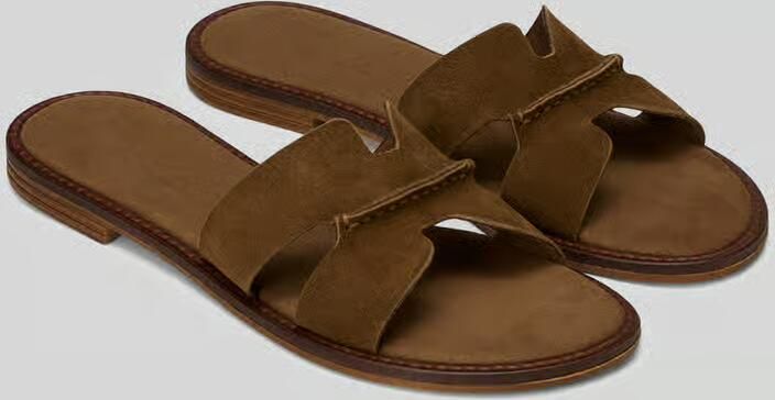Marc O'Polo Sandalen van echt leer