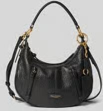 Marc O'Polo Schoudertas van echt schapenleer model 'HOBO BAG S'