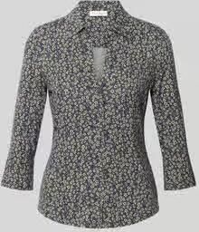 Marc O'Polo Shaped fit blouses shirt van viscosemix