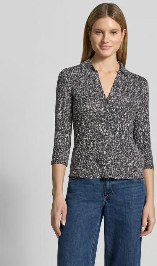 Marc O'Polo Shaped fit blouses shirt van viscosemix - Foto 2
