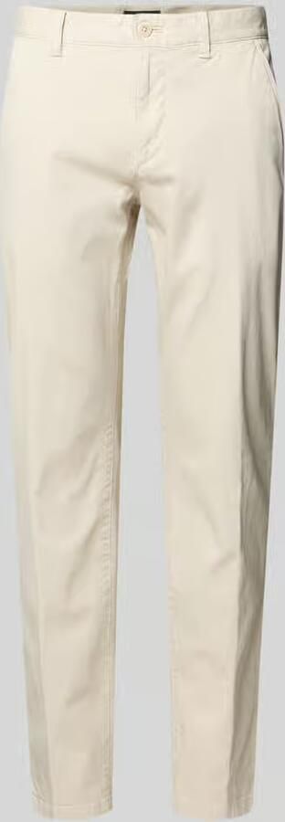 Marc O'Polo Shaped fit chino van katoenmix model 'STIG' - Foto 4