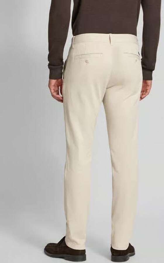 Marc O'Polo Shaped fit chino van katoenmix model 'STIG' - Foto 3