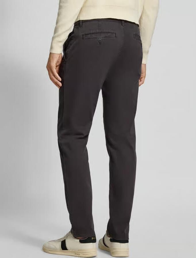 Marc O'Polo Shaped fit chino van katoenmix model 'STIG' - Foto 3