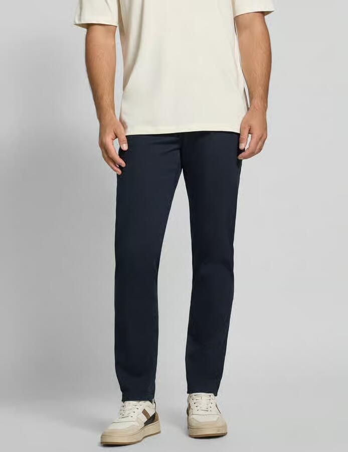 Marc O'Polo Shaped fit chino van katoenmix model 'STIG' - Foto 3