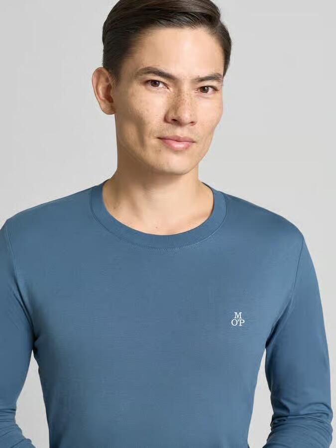 Marc O'Polo Shaped fit shirt met lange mouwen van puur katoen - Foto 2