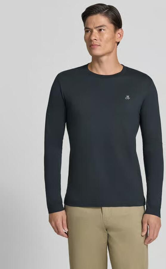 Marc O'Polo Shaped fit shirt met lange mouwen van puur katoen - Foto 3