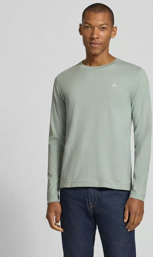 Marc O'Polo Shaped fit shirt met lange mouwen van puur katoen - Foto 2