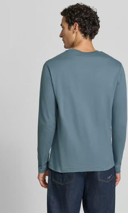 Marc O'Polo Shaped fit shirt met lange mouwen van puur katoen - Foto 3