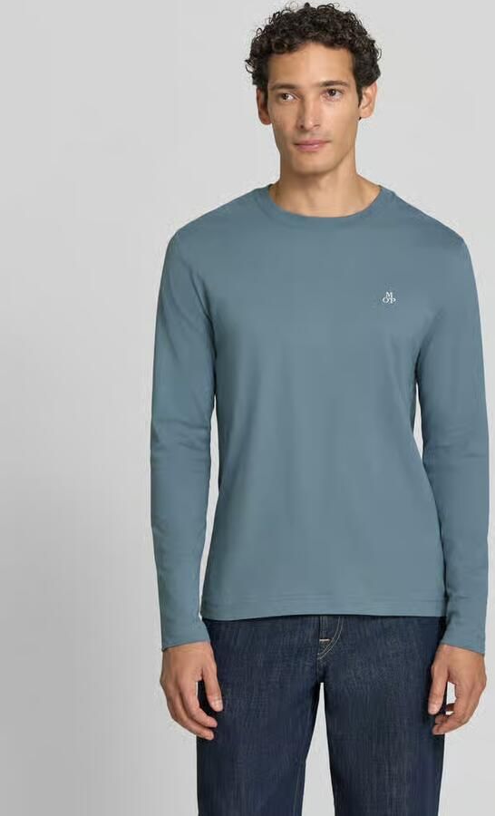 Marc O'Polo Shaped fit shirt met lange mouwen van puur katoen - Foto 2