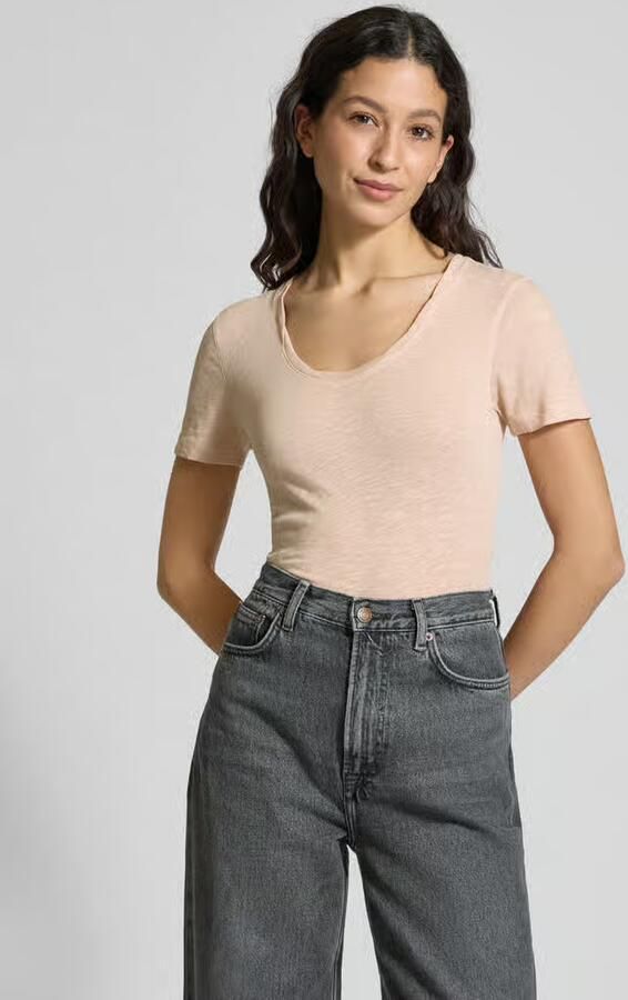 Marc O'Polo Shaped fit T-shirt van puur katoen - Foto 2