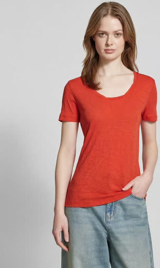 Marc O'Polo Shaped fit T-shirt van puur katoen - Foto 2