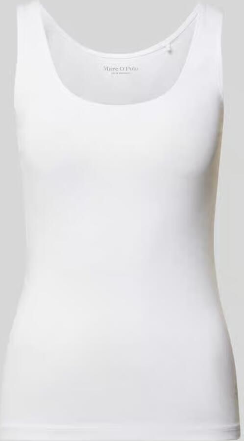 Marc O'Polo Tanktop Essentials met klein logo aan de zoom - Foto 5
