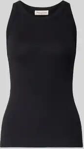 Marc O'Polo Shaped fit tanktop van geribde jersey met ronde hals - Foto 1