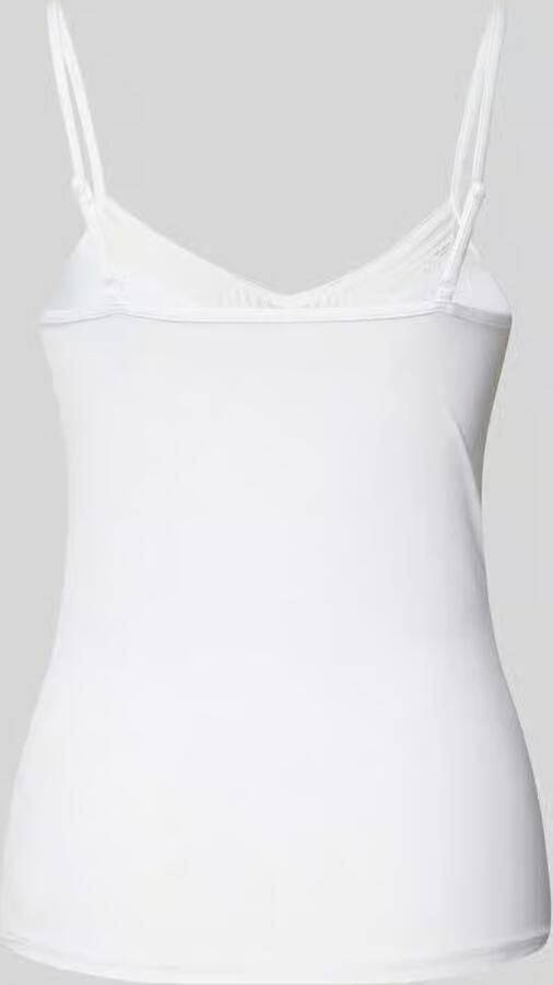 Marc O'Polo Top met spaghettibandjes Essentials met kant bij de hals - Foto 2