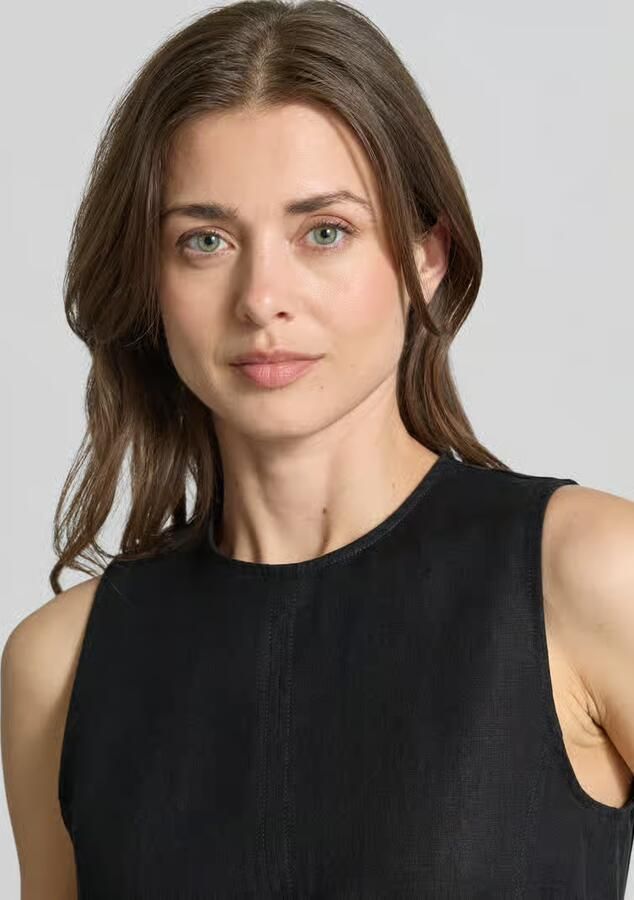Marc O'Polo Shaped fit vrijetijdsjurk van puur linnen