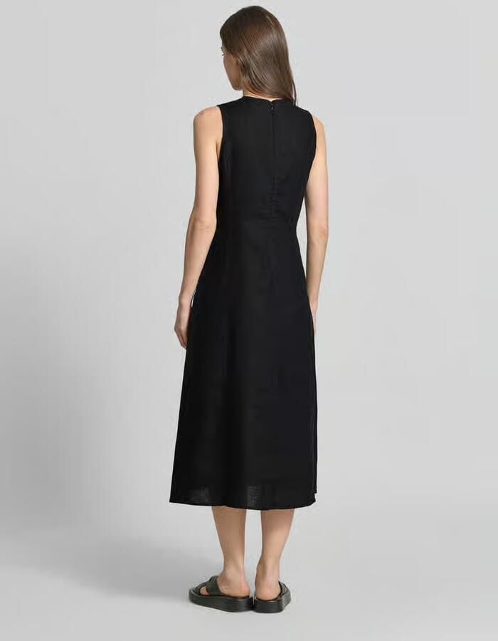 Marc O'Polo Shaped fit vrijetijdsjurk van puur linnen